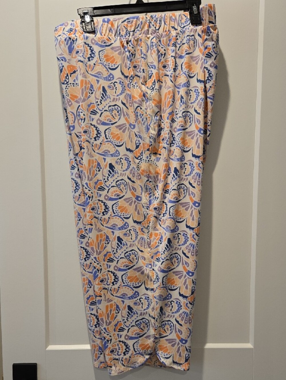 Duluth Trading Co Peach & Blue Floral Pajama Pants - Picture 4 of 6